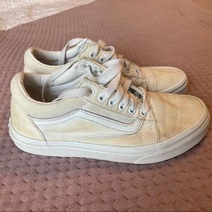 Vans kids shoes- well loved no longer pure white- size 3